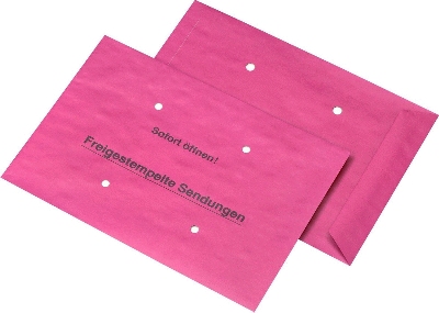 Elepa - rössler kuvert Freistempler-Taschen B4 , 100 g/qm, rot , 250 Stück