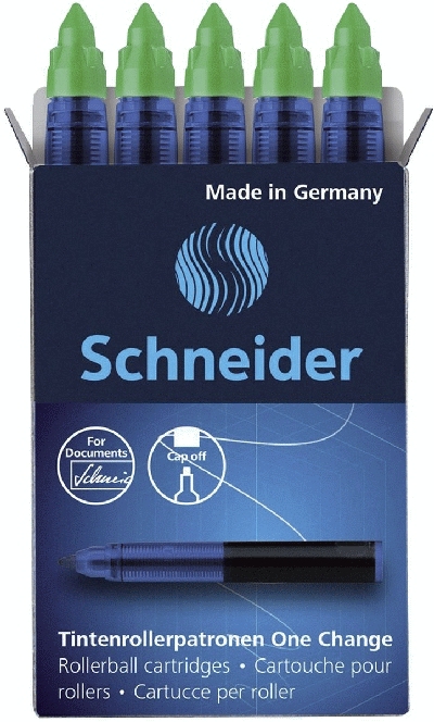 Schneider 50-1985404 Rollerpatrone One Change 0,6 mm grün VE5