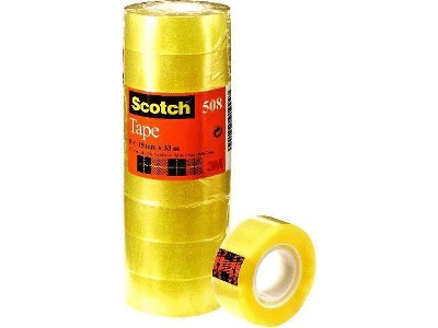 Scotch® Klebeband Transparent 508,PP VE10