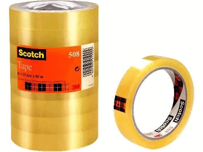 Scotch® 5081966 Klebeband Transparent 508, PP, Bandgröße (L x B): 66 m x 19 mm, 8 Rollen