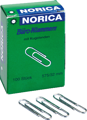 Norica Briefklammern 2225 32mm VE100