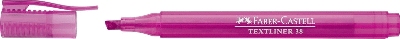 FABER-CASTELL Textmarker 38 Stiftform - pink
