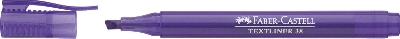 FABER-CASTELL Textmarker 38 Stiftform - violett