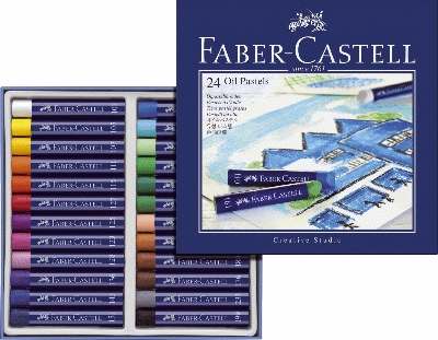 FaberCastell Creative Studio Ölpastellkreide, 74 Farben sortiert im Kartonetui