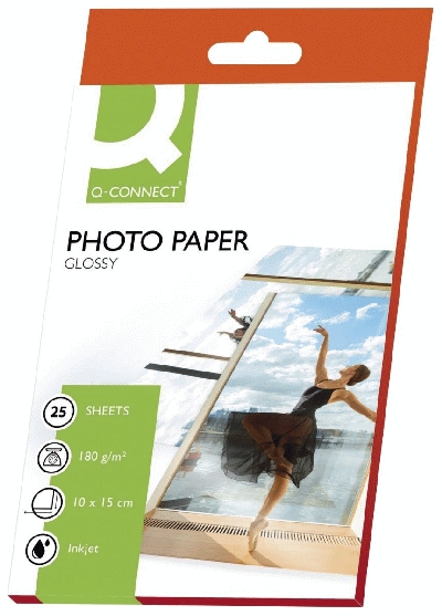 Q-Connect Inkjet-Photopapiere - 190x195 cm, hochglänzend, 1980 g/qm, 75 Blatt