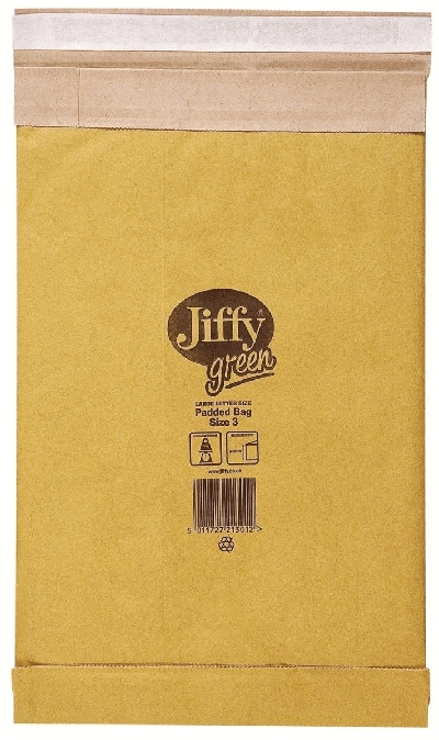 Jiffy Papierpolstertasche Gr. 3,  210 x 343 mm, braun VE100
