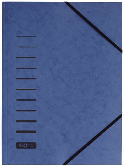 Pagna® 24007-02 Gummizugmappe - A4, 150 Blatt, blau