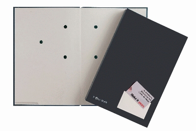 Pagna® Unterschriftsmappe Color - 20 Fächer, PP kaschiert, schwarz