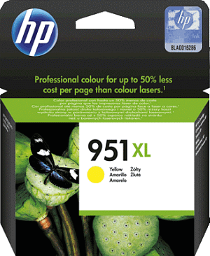 HP CN048AE Inkjetpatrone Nr. 951XL yellow