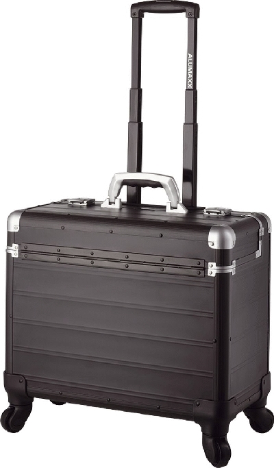 Alumaxx® Pilotenkoffer Pandora - Trolley, schwarz matt