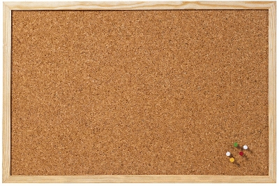 Franken Korktafel Memoboard, 60 x 80 cm, braun