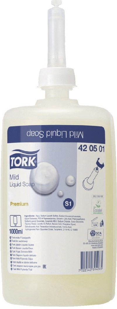 Tork® 420501 Premium Flüssigseife MildDezentes Parfüm, Inhalt 1000 ml