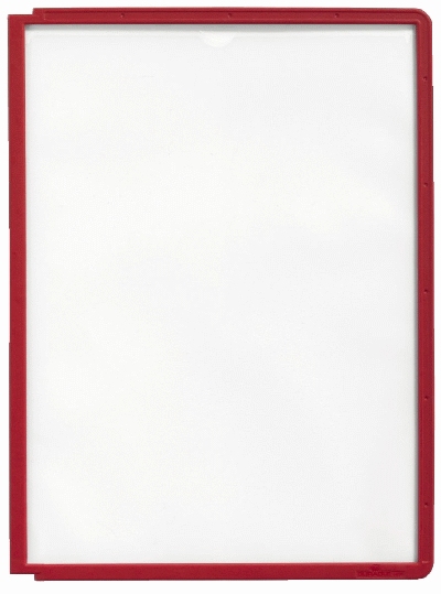 Durable Sichttafel SHERPA® PANEL A4, rot