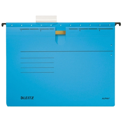 Leitz 1984-00-35 1984 Hängehefter ALPHA® - kfm. Heftung, blau