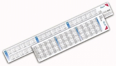 Läufer Schreibunterlagen Ersatzkalender für 3 Jahre, 58 x 6,6 cm, weiß