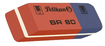 Pelikan Radierer BR80, 41 mm x 14 mm x 8 mm
