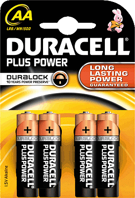 Duracell Batterien PLUS POWER Alkaline - Mignon/LR6/AA, 1,5 V