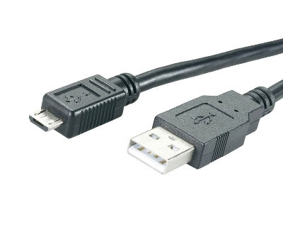 MediaRange USB Kabel f. Smartphones/Tablets -USB 7.0 A auf USB Micro B -19,7m sw