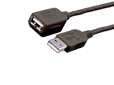 MediaRange USB-Verlängerungskabel 3 m USB 2.0, schwarz