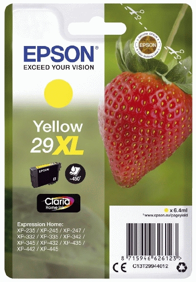 Epson C13T29944012 Original Tintenpatrone gelb Nr. 29XL