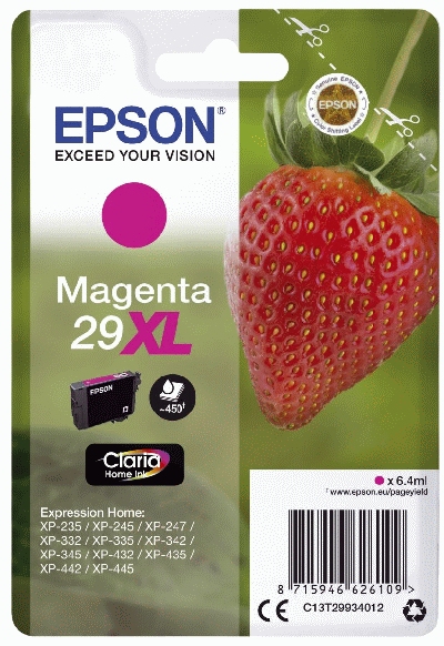 Epson C13T29934012 Original Tintenpatrone magenta Nr. 29XL