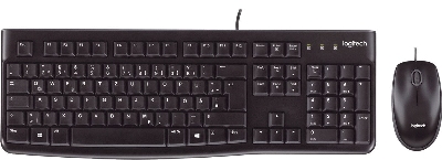 Logitech Desktop MK120 - Maus und Tastatur SET, kabelgebunden