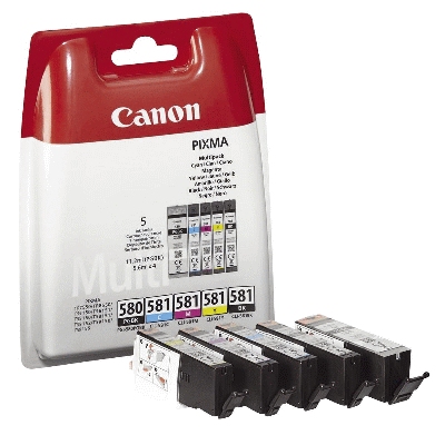 Canon 2078C005 Tintenpatrone MultiPack 2x Bk + 1x C,M,Y