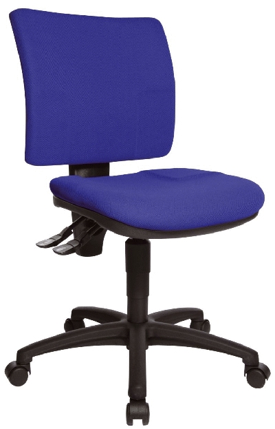 Topstar® Bürodrehstuhl U50 ohne Armlehnen blau