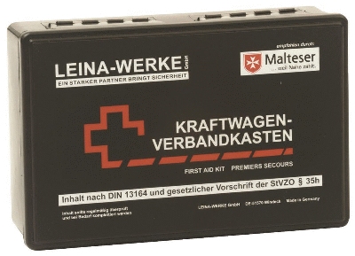 Leina-Werke Kfz-Verbandkasten Standard - schwarz