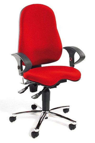 Topstar® SI59U G21 Fitness-Drehstuhl SITNESS 10 rot