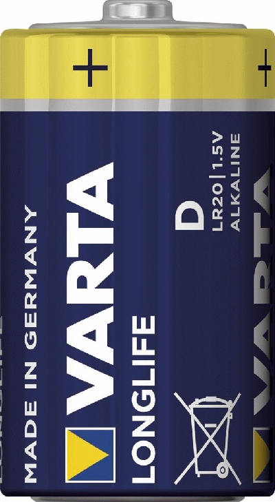 Varta Batterien LONGLIFE - Mono/LR20/D, 1,5 V