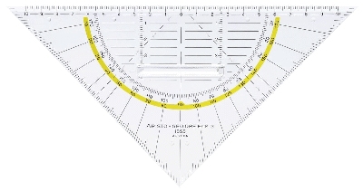 Aristo Geo-Dreieck® mit Griff, Plexiglas®, 225 mm