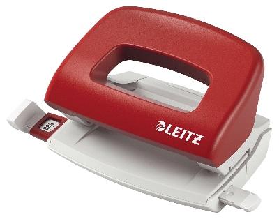 Leitz 5058 Locher Klein NeXXt, 10 Blatt, rot