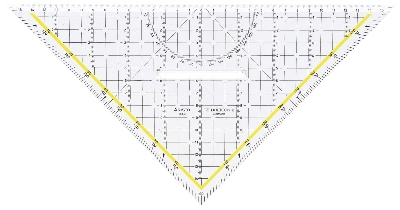 Aristo Zeichendreieck TZ-Dreieck®, Plexiglas® mit Griff, 325 mm, glasklar
