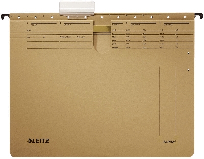 Leitz 1914-00-00 1914 Hängehefter ALPHA®, kfm. Heftung, naturbraun