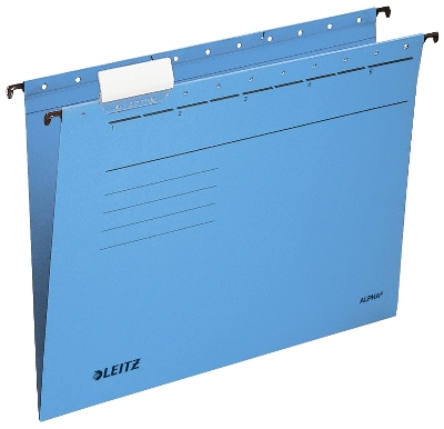 Leitz 1985 Hängemappe ALPHA® - Recyclingkarton, blau
