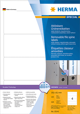HERMA Ordneretiketten