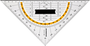 Rumold Geometriedreieck 19080 transp 75cm