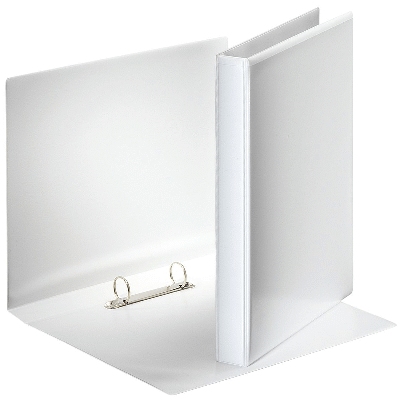 Esselte Ringbuch Präsentation, mit Taschen, A4, PP, 2 Ringe, 25 mm, weiß