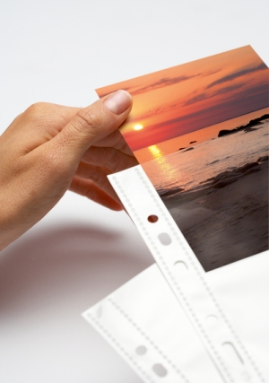 Fotosichthüllen 100 x 150 mm hoch weiß 250 Hüllen