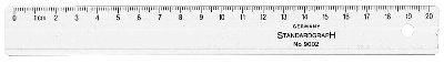 Standardgraph Kunststofflineal 40 cm