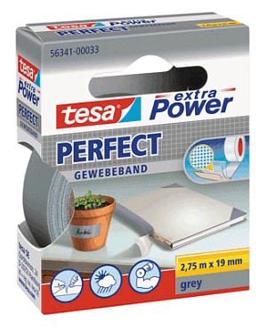 Tesa Gewebeband 563419-33 7,75mx199mm grau