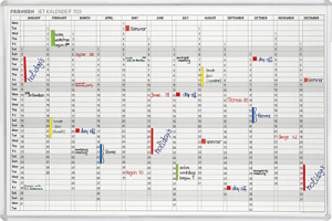 FRANKEN Jahresplaner 12 Monate
