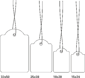 Herma 6915 Hängeetiketten 25x38mm VE1000