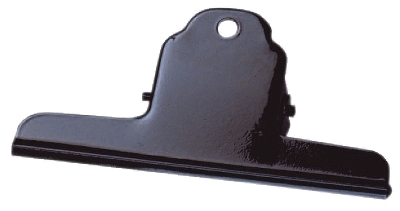 Alco Briefklemmern -Metall lackiert,150 mm,Klemmvolumen 45 mm,schwarz,10 Stück