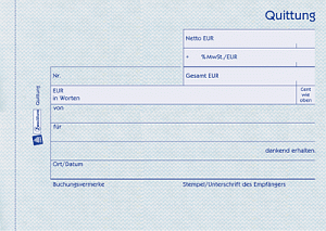 Zweckform Quittungen