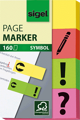 Sigel Haft-Marker Symbol sort