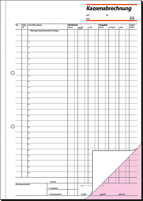 Sigel Kassenabrechnung