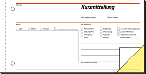 Sigel Kurzmitteilung 19/3A4q