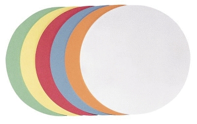 Franken Moderationskarte - Kreis mittel, 140 mm, sortiert, 250 Stück